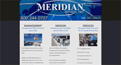 Desktop Screenshot of meridiansrvcs.com